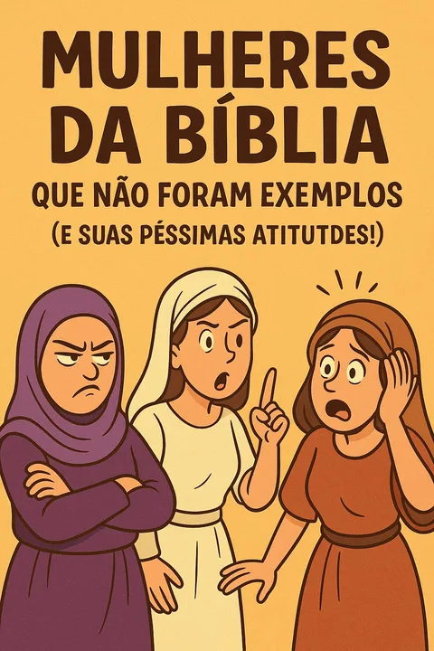 Capa de Mulheres da Bíblia que Não Foram Exemplos