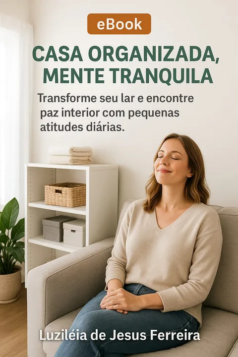 Capa de Casa Organizada, Mente Tranquila