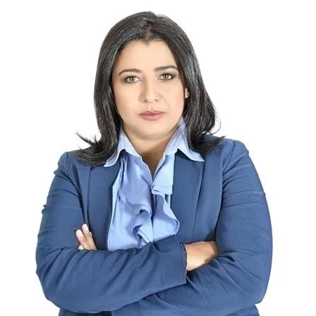 Retrato de Luziléia com blazer azul